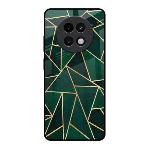 Abstract Green Glossy Case For Realme 13 Plus 5G