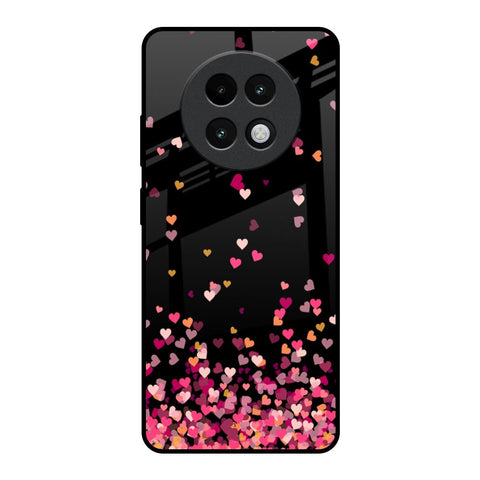 Heart Rain Fall Glossy Case For Realme 13 Plus 5G