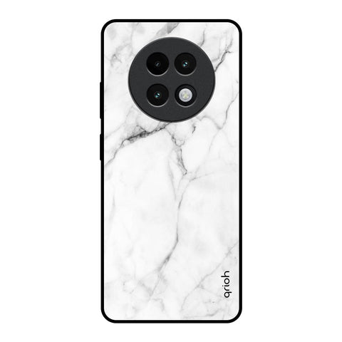 Modern White Marble Glossy Case for Realme 13 Plus 5G