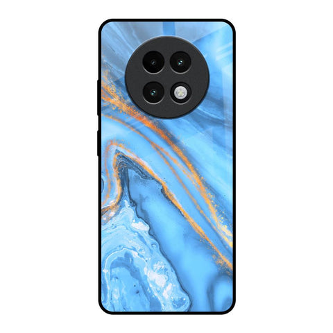 Vibrant Blue Marble Glossy Case for Realme 13 Plus 5G