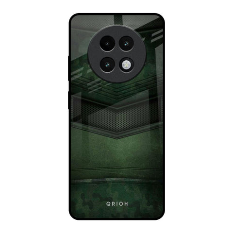 Green Leather Glossy Case for Realme 13 Plus 5G