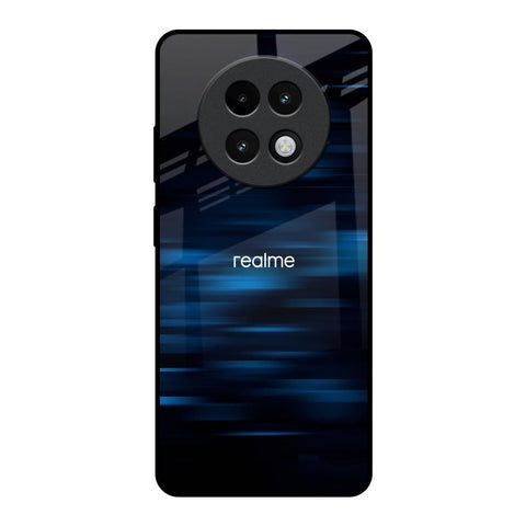 Blue Rough Abstract Glossy Case for Realme 13 Plus 5G