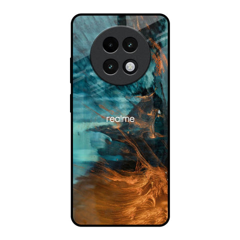 Golden Splash Glossy Case for Realme 13 Plus 5G