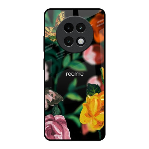Flowers & Butterfly Glossy Case for Realme 13 Plus 5G