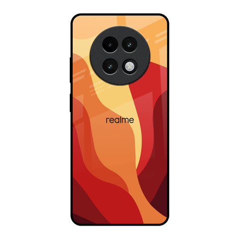 Magma Color Pattern Glossy Case for Realme 13 Plus 5G