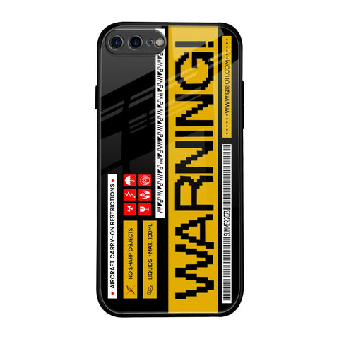 Aircraft Warning Glossy Case for iPhone 7 Plus