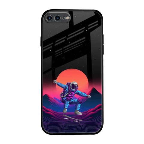 Retro Astronaut Glossy Case for iPhone 7 Plus