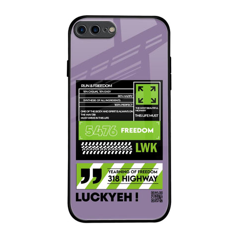 Run & Freedom Glossy Case for iPhone 7 Plus