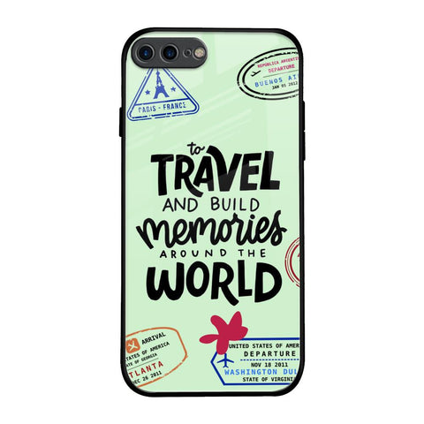Travel Stamps Glossy Case for iPhone 7 Plus
