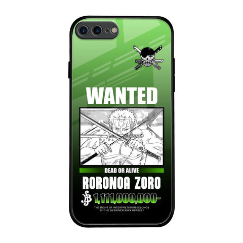 Zoro Wanted Glossy Case for iPhone 7 Plus
