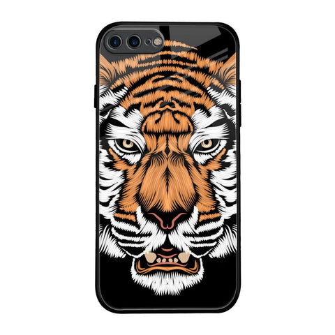 Angry Tiger Glossy Case For iPhone 7 Plus