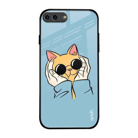 Adorable Cute Kitty Glossy Case For iPhone 7 Plus
