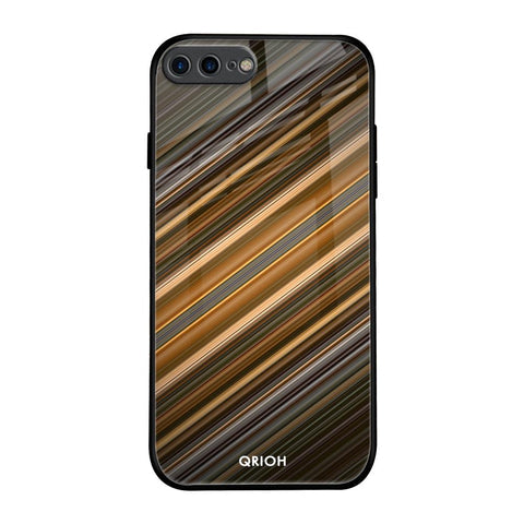 Diagonal Slash Pattern Glossy Case for iPhone 7 Plus