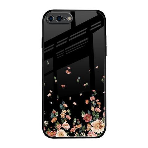 Floating Floral Print Glossy Case for iPhone 7 Plus
