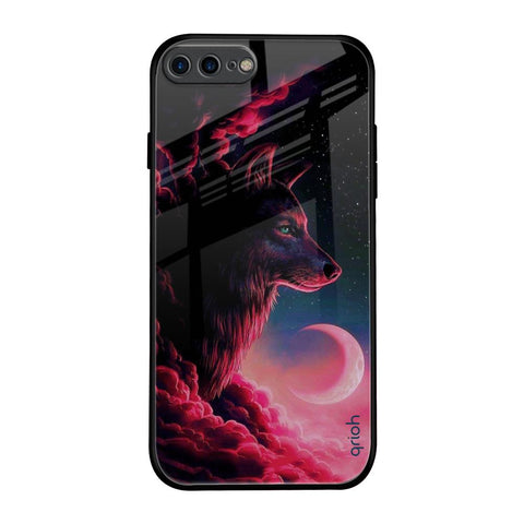 Moon Wolf Glossy Case for iPhone 7 Plus