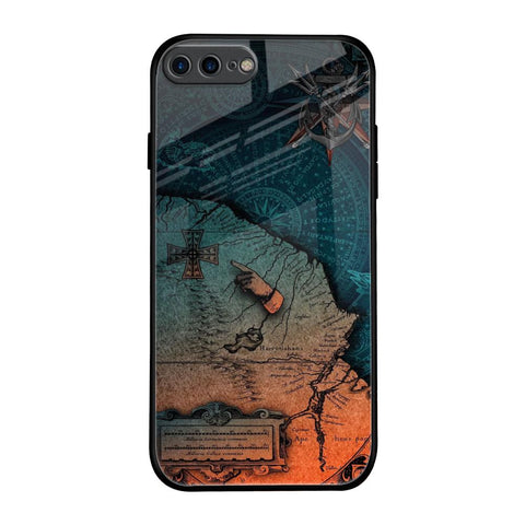 Geographical Map Glossy Case for iPhone 7 Plus