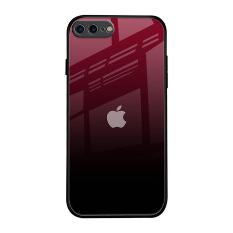 Wine Red Glossy Case For iPhone 7 Plus