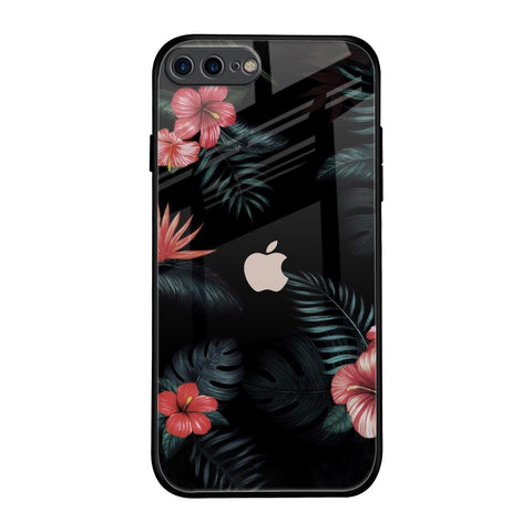 Tropical Art Flower Glossy Case for iPhone 7 Plus