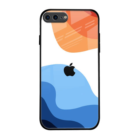 Wavy Color Pattern Glossy Case for iPhone 7 Plus