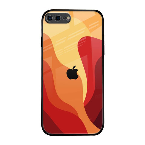 Magma Color Pattern Glossy Case for iPhone 7 Plus