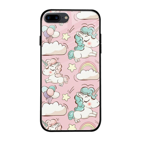 Balloon Unicorn Glossy case for iPhone 7 Plus