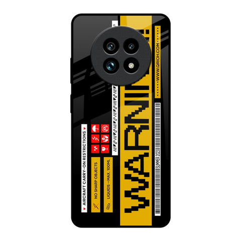 Aircraft Warning Glossy Case for Realme 13 Pro Plus 5G
