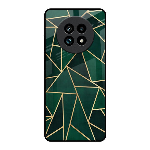 Abstract Green Glossy Case For Realme 13 Pro Plus 5G