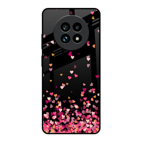 Heart Rain Fall Glossy Case For Realme 13 Pro Plus 5G