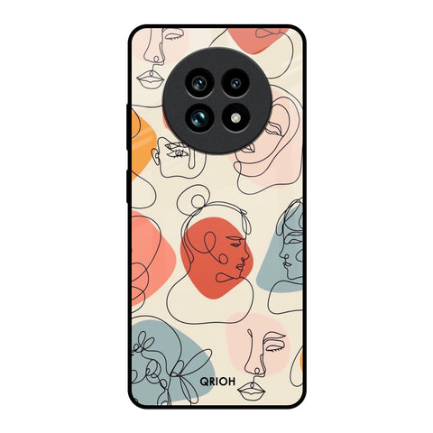 Abstract Faces Glossy Case for Realme 13 Pro Plus 5G