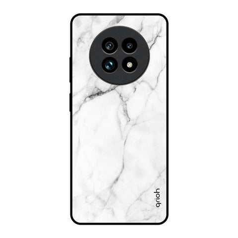 Modern White Marble Glossy Case for Realme 13 Pro Plus 5G