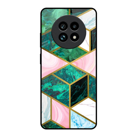 Seamless Green Marble Glossy Case for Realme 13 Pro Plus 5G