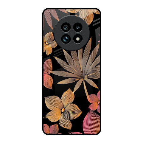 Lines Pattern Flowers Glossy Case for Realme 13 Pro Plus 5G