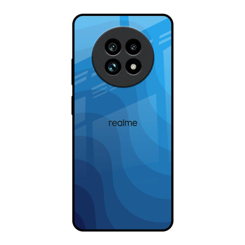Blue Wave Abstract Glossy Case for Realme 13 Pro Plus 5G