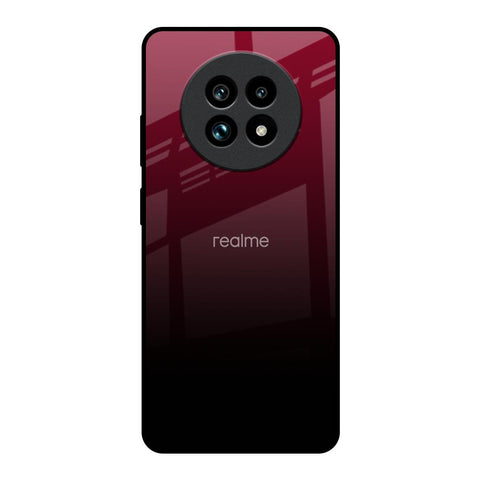 Wine Red Glossy Case For Realme 13 Pro Plus 5G