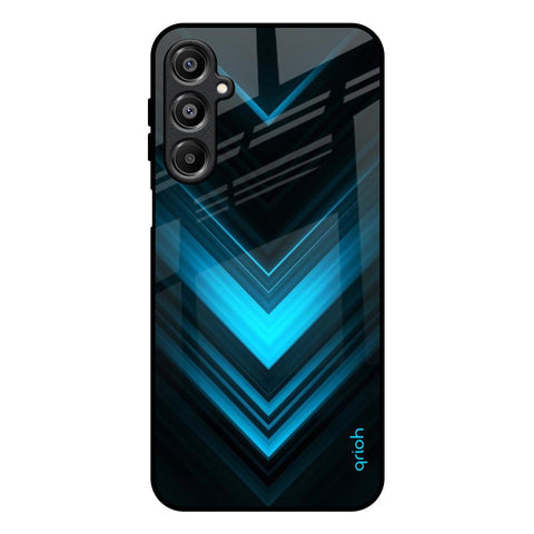 Vertical Blue Arrow Glossy Case For Samsung Galaxy A16 5G