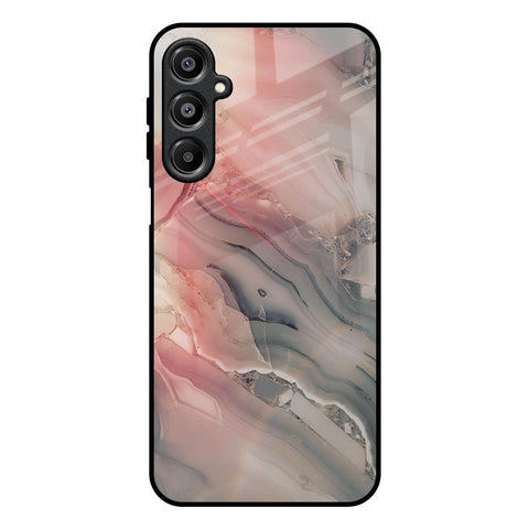Pink And Grey Marble Glossy Case For Samsung Galaxy A16 5G