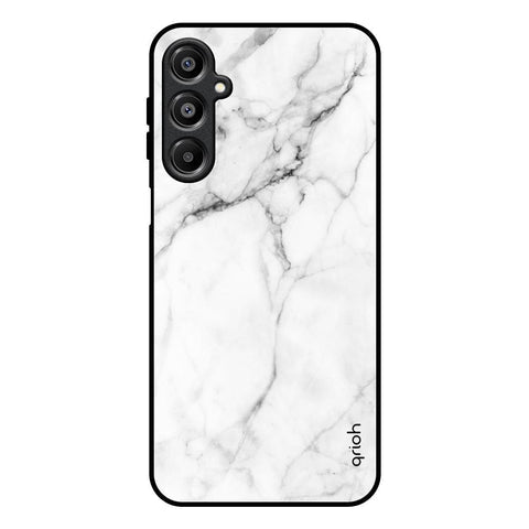 Modern White Marble Glossy Case for Samsung Galaxy A16 5G
