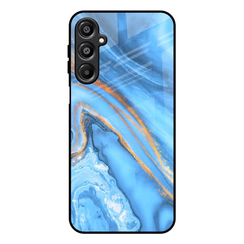 Vibrant Blue Marble Glossy Case for Samsung Galaxy A16 5G