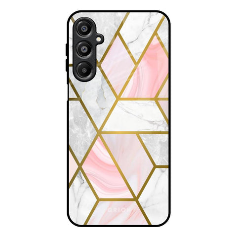 Geometrical Marble Glossy Case for Samsung Galaxy A16 5G