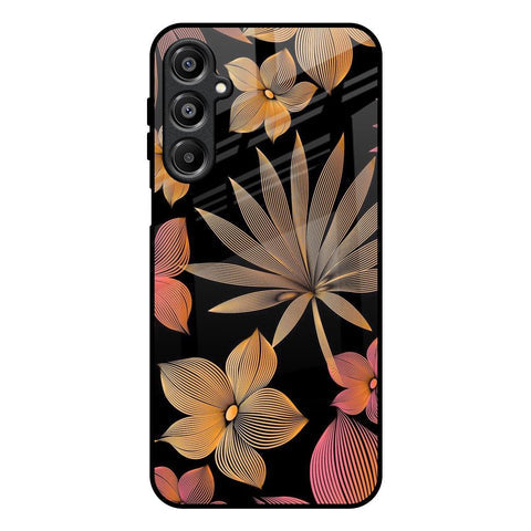 Lines Pattern Flowers Glossy Case for Samsung Galaxy A16 5G