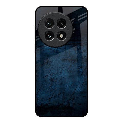 Dark Blue Grunge Glossy Case for OnePlus 13