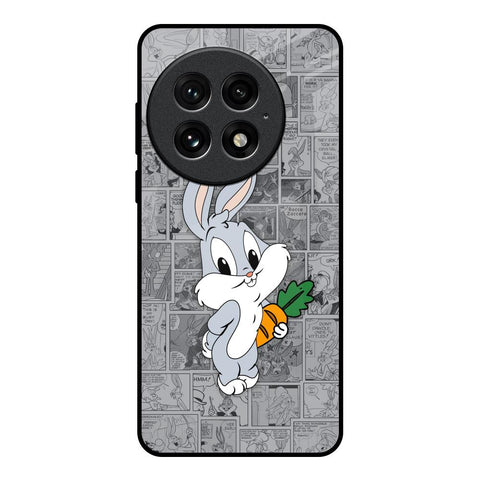 Cute Baby Bunny Glossy Case for OnePlus 13