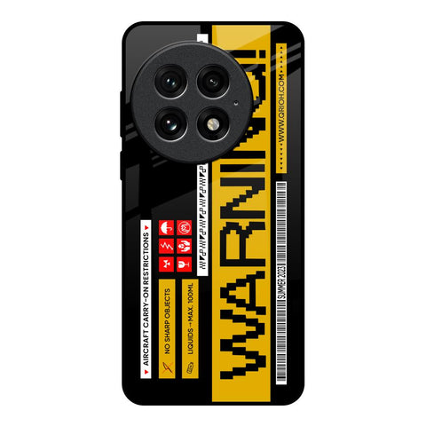 Aircraft Warning Glossy Case for OnePlus 13