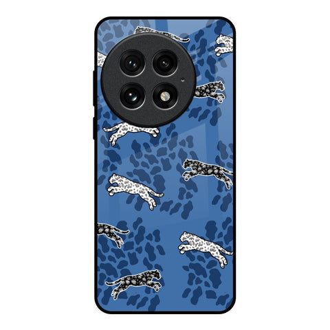 Blue Cheetah Glossy Case for OnePlus 13