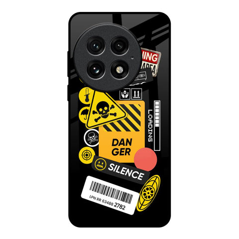 Danger Signs Glossy Case for OnePlus 13