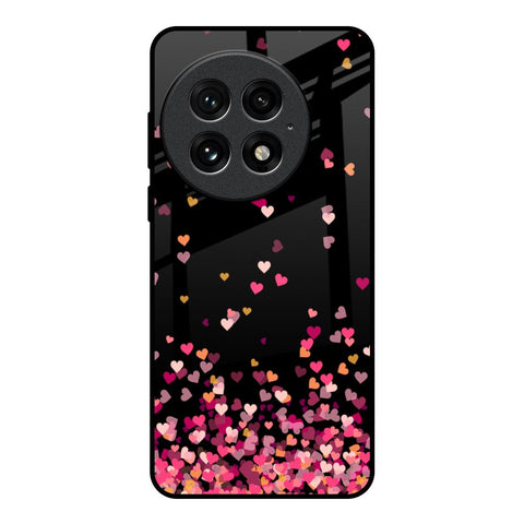 Heart Rain Fall Glossy Case For OnePlus 13
