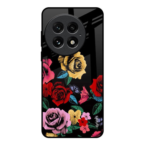 Floral Decorative Glossy Case For OnePlus 13