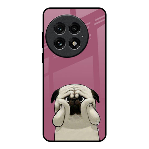 Funny Pug Face Glossy Case For OnePlus 13