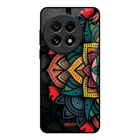 Retro Gorgeous Flower Glossy Case for OnePlus 13