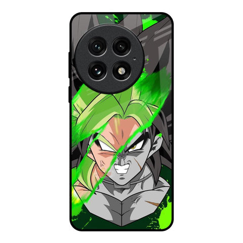Anime Green Splash Glossy Case for OnePlus 13